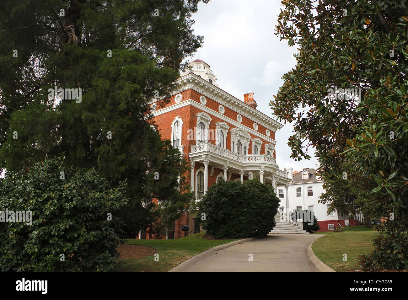 Johnston-Felton-Hay House, ein historisches Wohnhaus gebaut in den späten 1850er Jahren, in Macon, Georgia Stockfoto Johnston-Felton-Hay House, ein historisches Wohnhaus gebaut in den späten 1850er Jahren, in Macon, Georgia Stockfoto