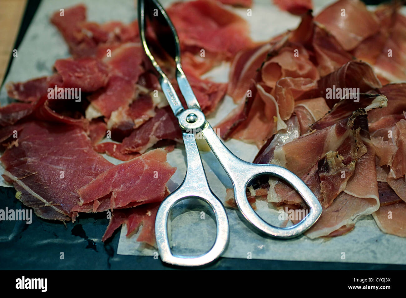 Jamón serrano Stockfoto