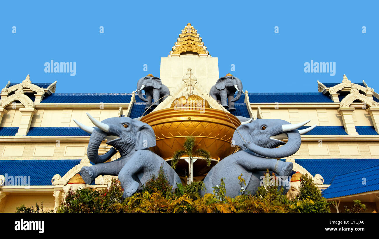 "Mekong Kitsch" | Savan Vegas Casino | Savannakhet | Laos Stockfoto