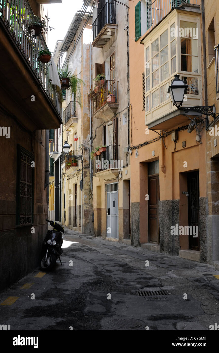 Calle VI in Palma, Mallorca, Spanien, Europa. | Calle VI in Palma, Mallorca, Spanien, Europa. Stockfoto