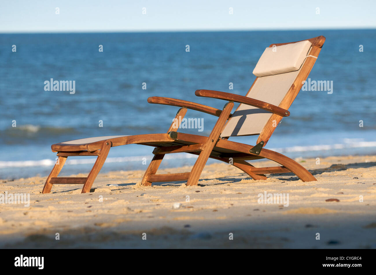 Dampfer Stuhl Stockfoto