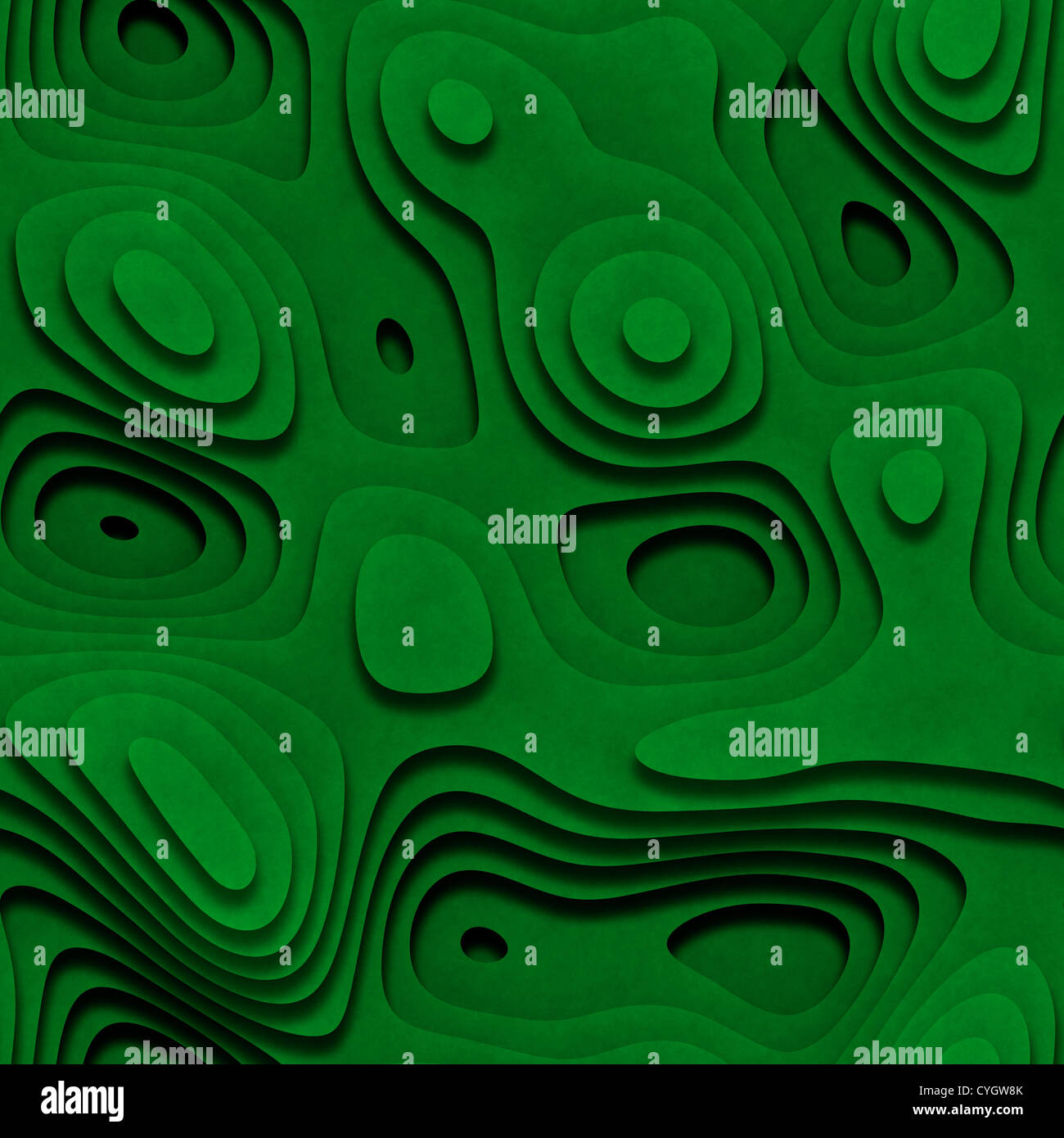 Nahtlose Qualität hochauflösende abstrakte isobare grün Muster Stockfoto