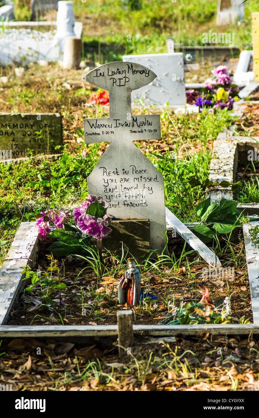 Grab Marker in Holt Friedhof Stockfoto