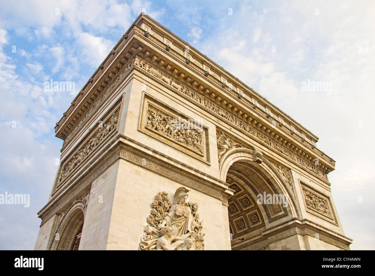 Arc de Triomphe, Paris, Frankreich Stockfoto