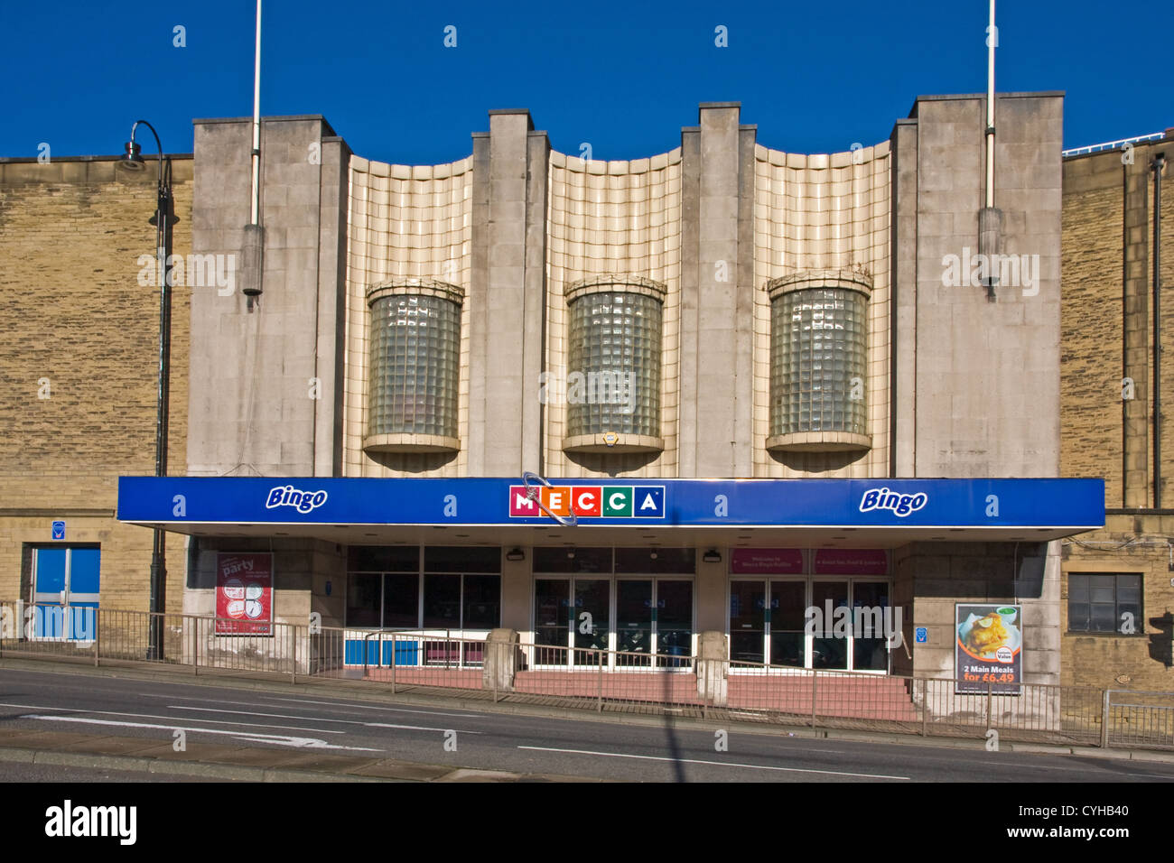 Ehemalige Odeon Kino, jetzt Mecca Bingo-Halle, Halifax Stockfoto