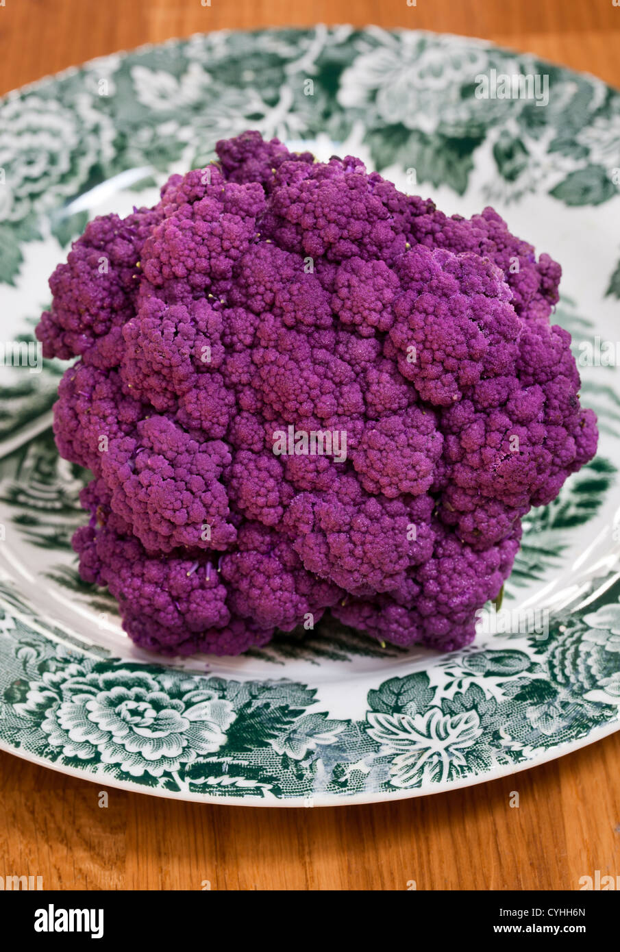 Lila Blumenkohl Stockfoto