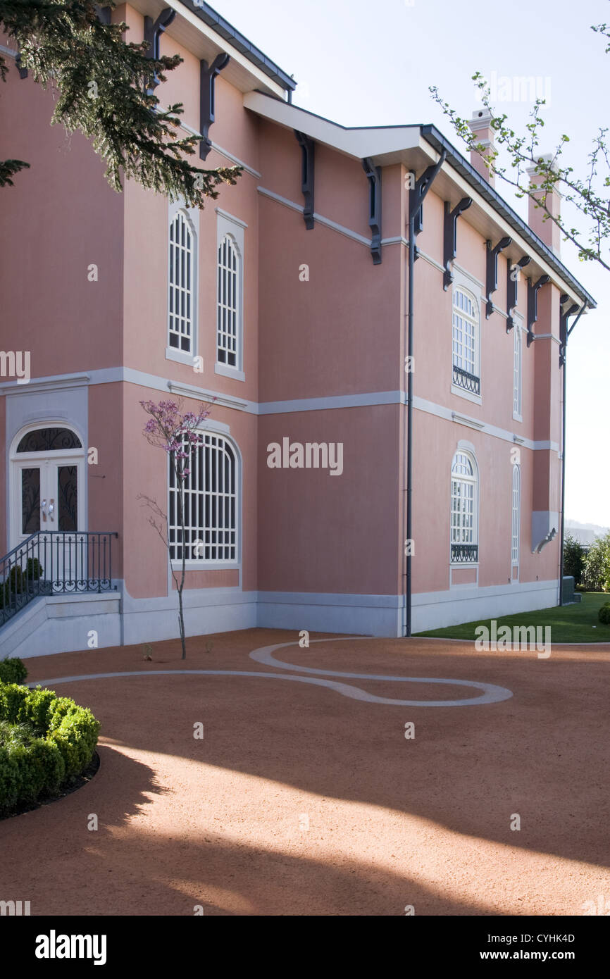 brasilianische Kolonial (19. Jahrhundert) Architektur in Fafe, Portugal Stockfoto