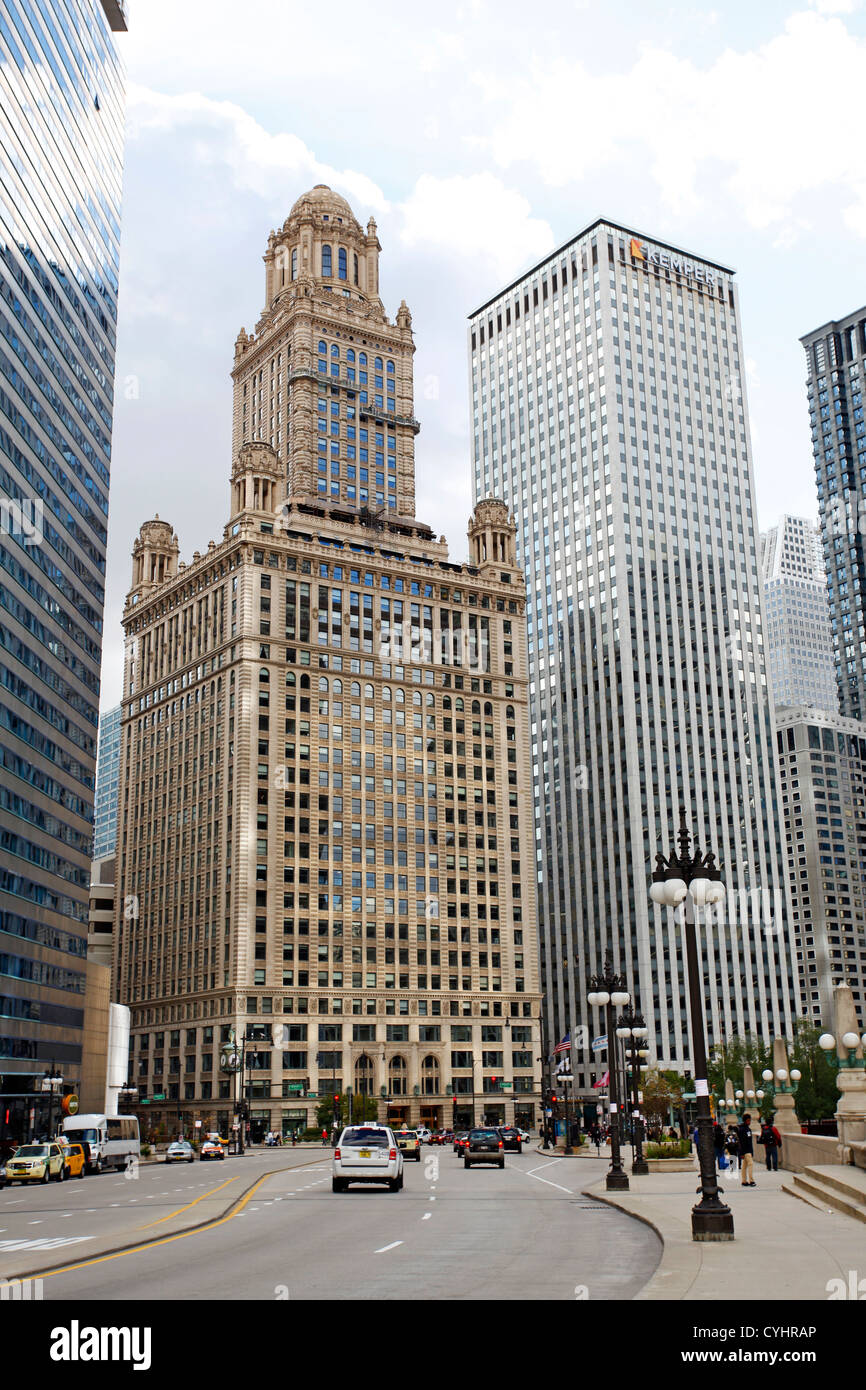 Juweliere-Gebäude, 35 East Wacker Drive, Chicago, Illinois, Amerika Stockfoto