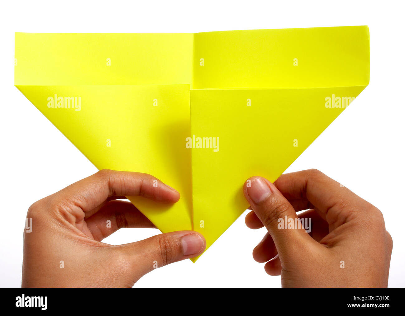 Design und Kreativität mit Origami-Papier Stockfoto