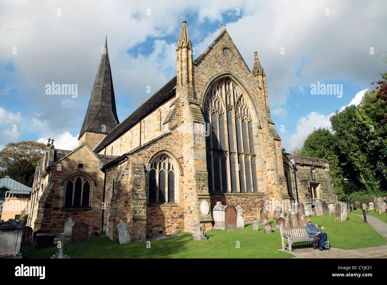 St. Marienkirche, Horsham, Sussex Stockfoto