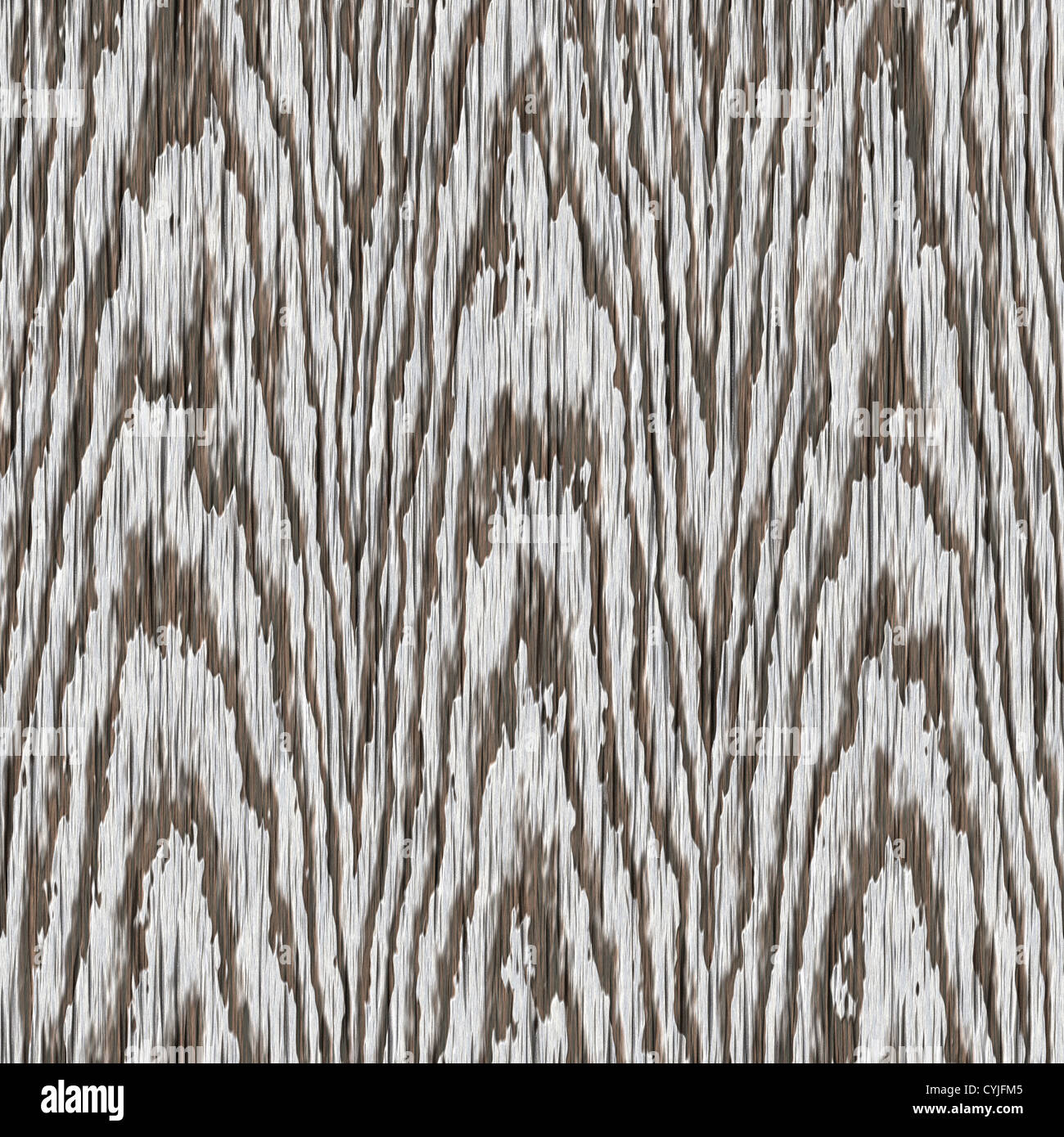 Qualitativ hochwertige nahtlose gequält Holz in weiß Stockfoto