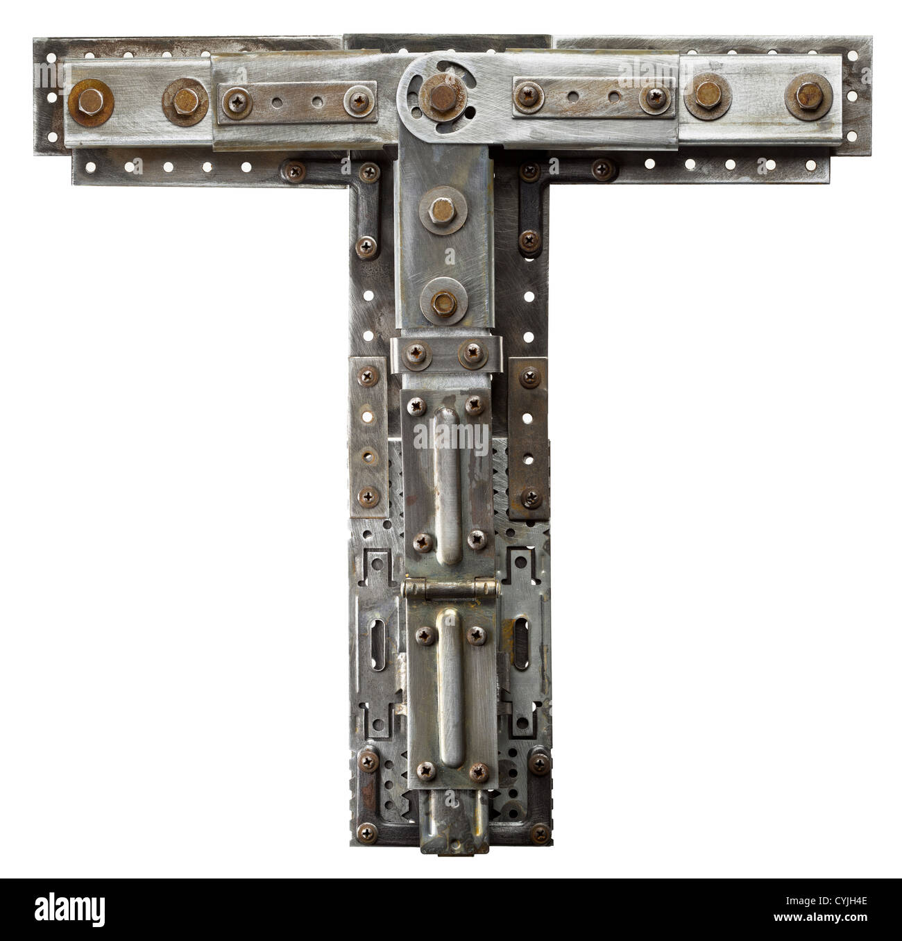 Ein Metall Mit 4 Buchstaben Metall alphabet Stockfotos und -bilder Kaufen - Alamy