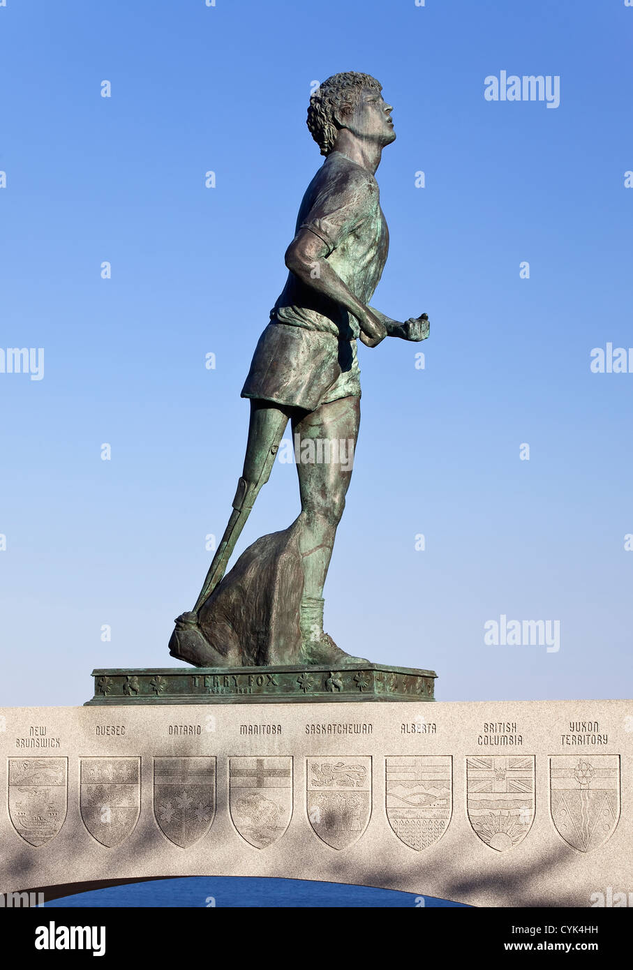 Terry Fox-Denkmal, Thunder Bay, Ontario, Kanada Stockfoto