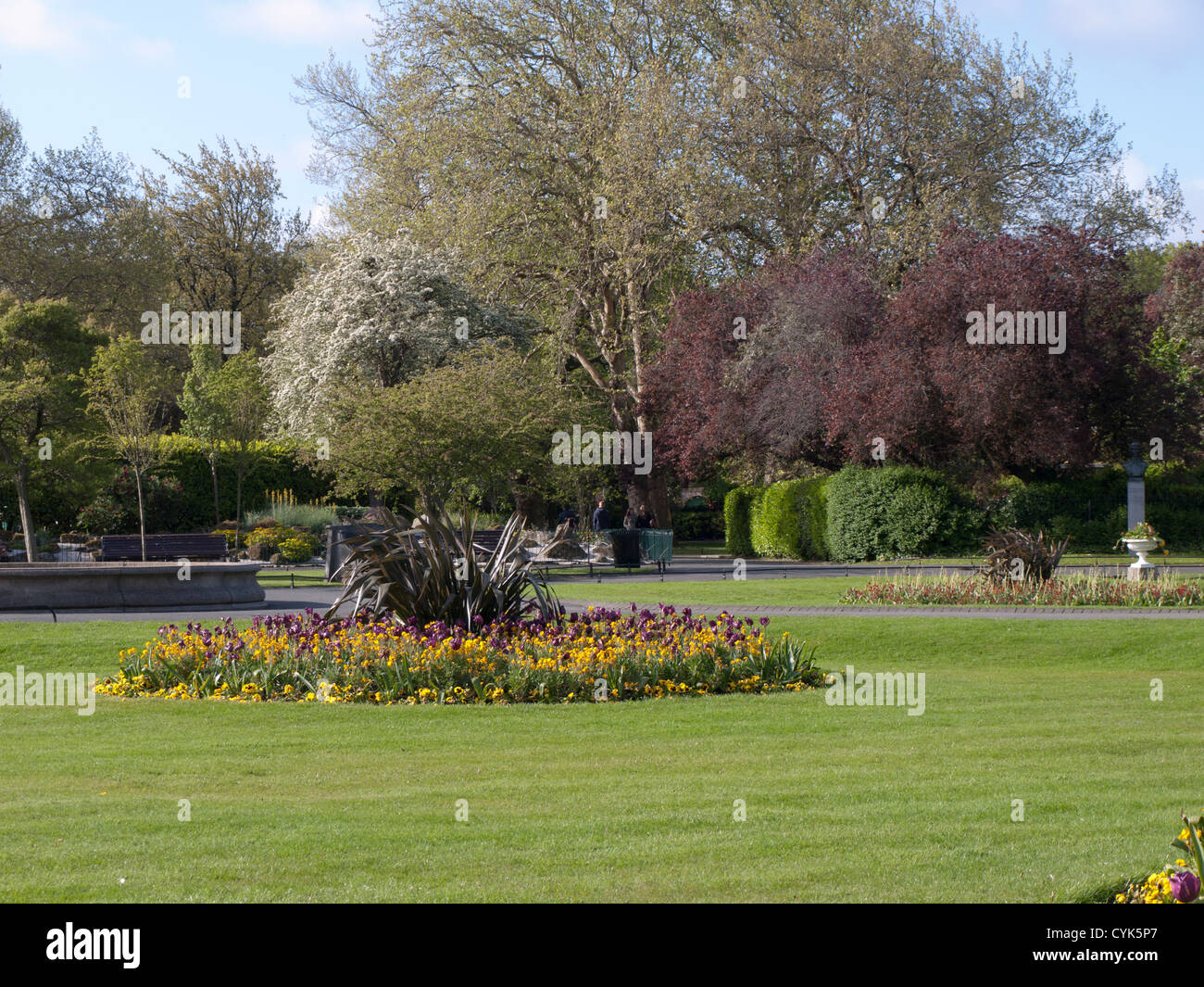 St. Stephens Green Park Dublin Irland im Mai Stockfoto