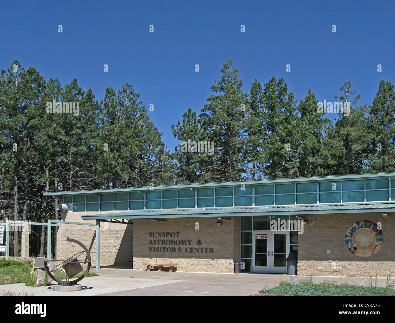 Sunspot-Besucherzentrum und Museum, ein Gemeinschaftsprojekt zwischen der National Solar Observatory, Apache Point Observatorium, und die Stockfoto