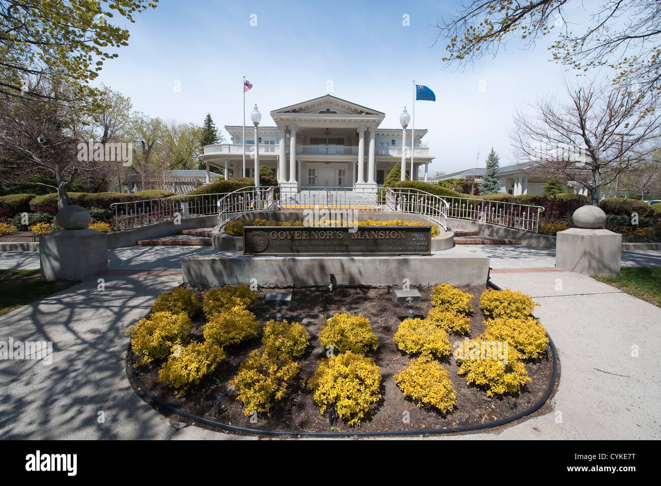 USA, Nevada. Governors Mansion (ca. 1908) Carson City, Nevada. Stockfoto