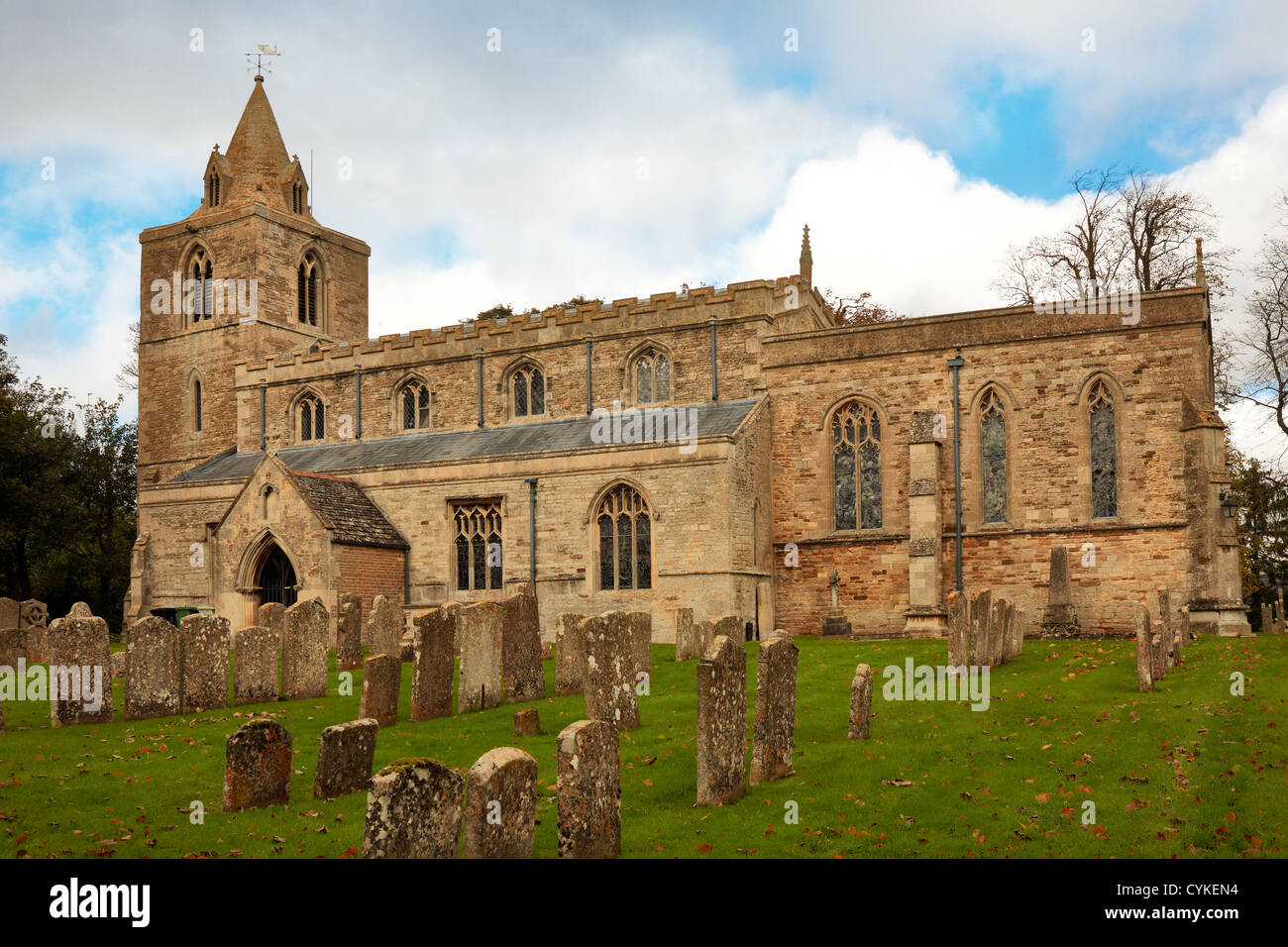 St. Andreas Kirche, obere Hambleton, Rutland UK Stockfoto