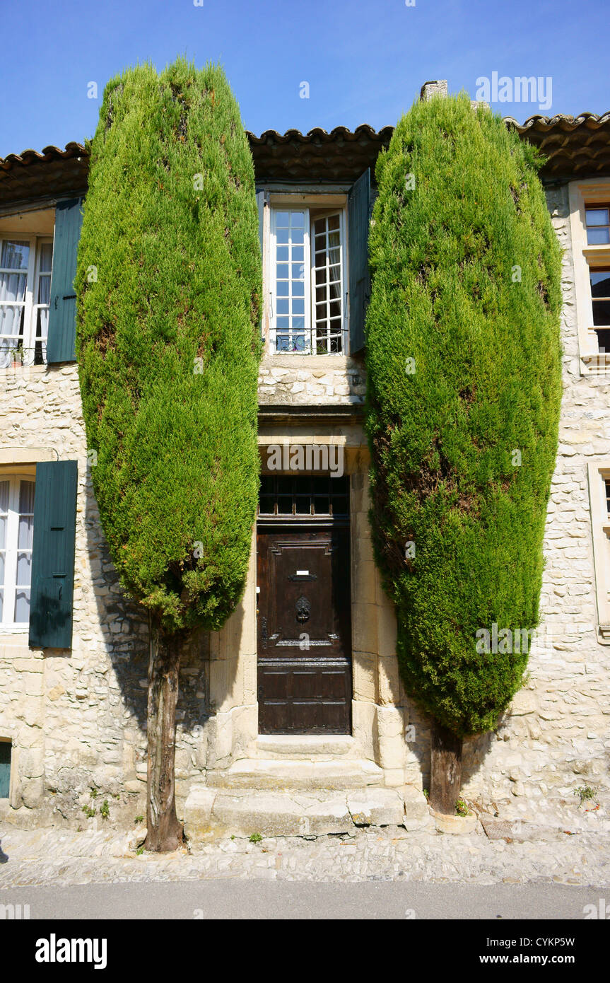 Altes Haus mittelalterlichen Vieille Vaison la Romaine Vaucluse Provence Frankreich Stockfoto