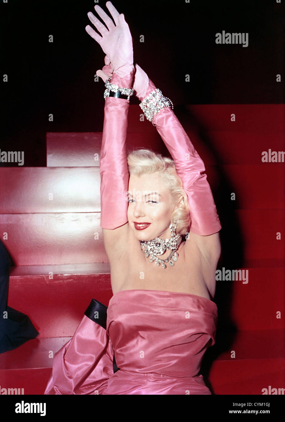 Marilyn Monroe Gentlemen Prefer Blondes 1953 Regie: Howard Hawks Stockfoto
