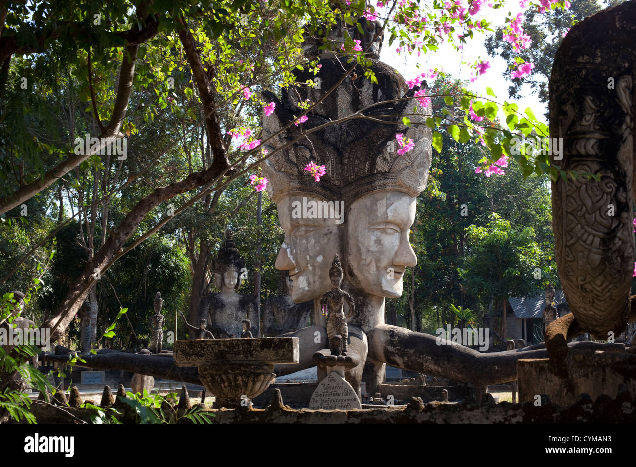 Thailand-Skulpturenpark Stockfoto
