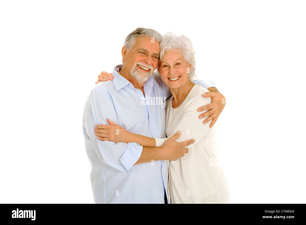 Porträt von älteren Menschen ein glückliches Paar Stockfoto