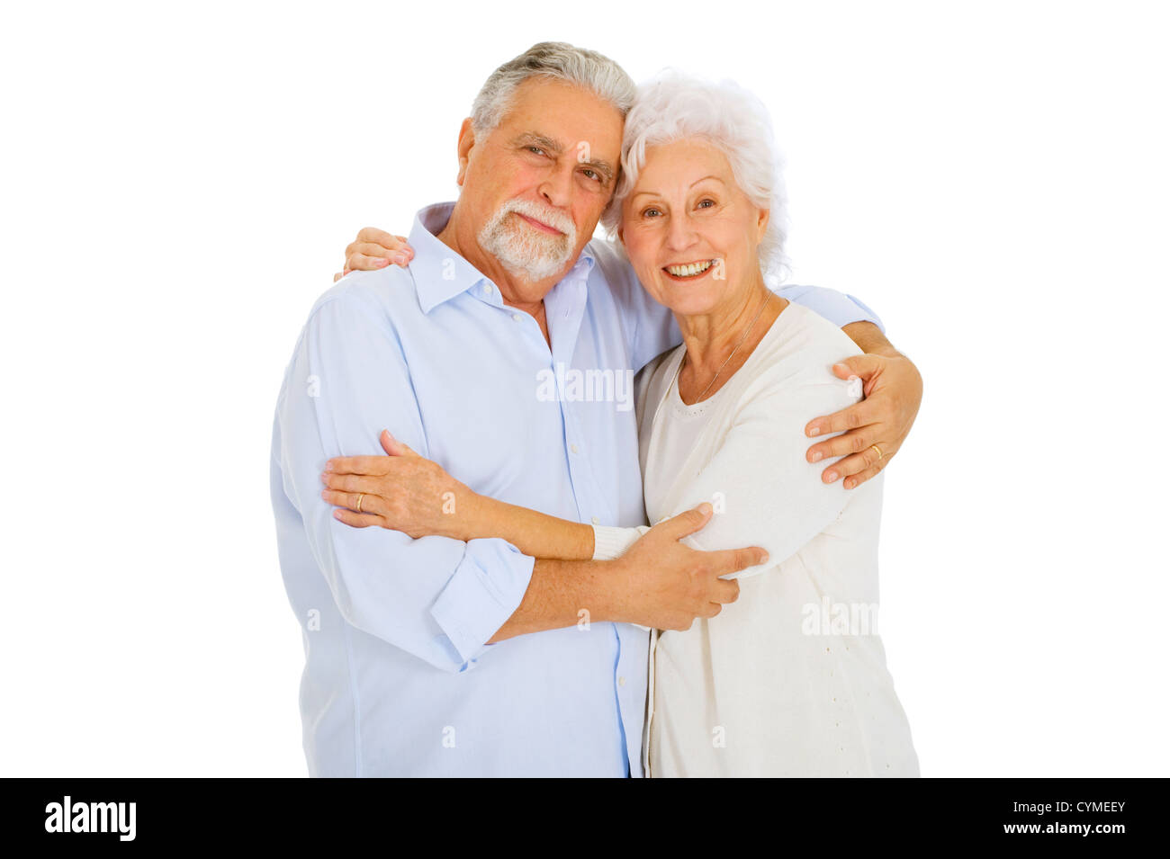 Porträt von älteren Menschen ein glückliches Paar Stockfoto