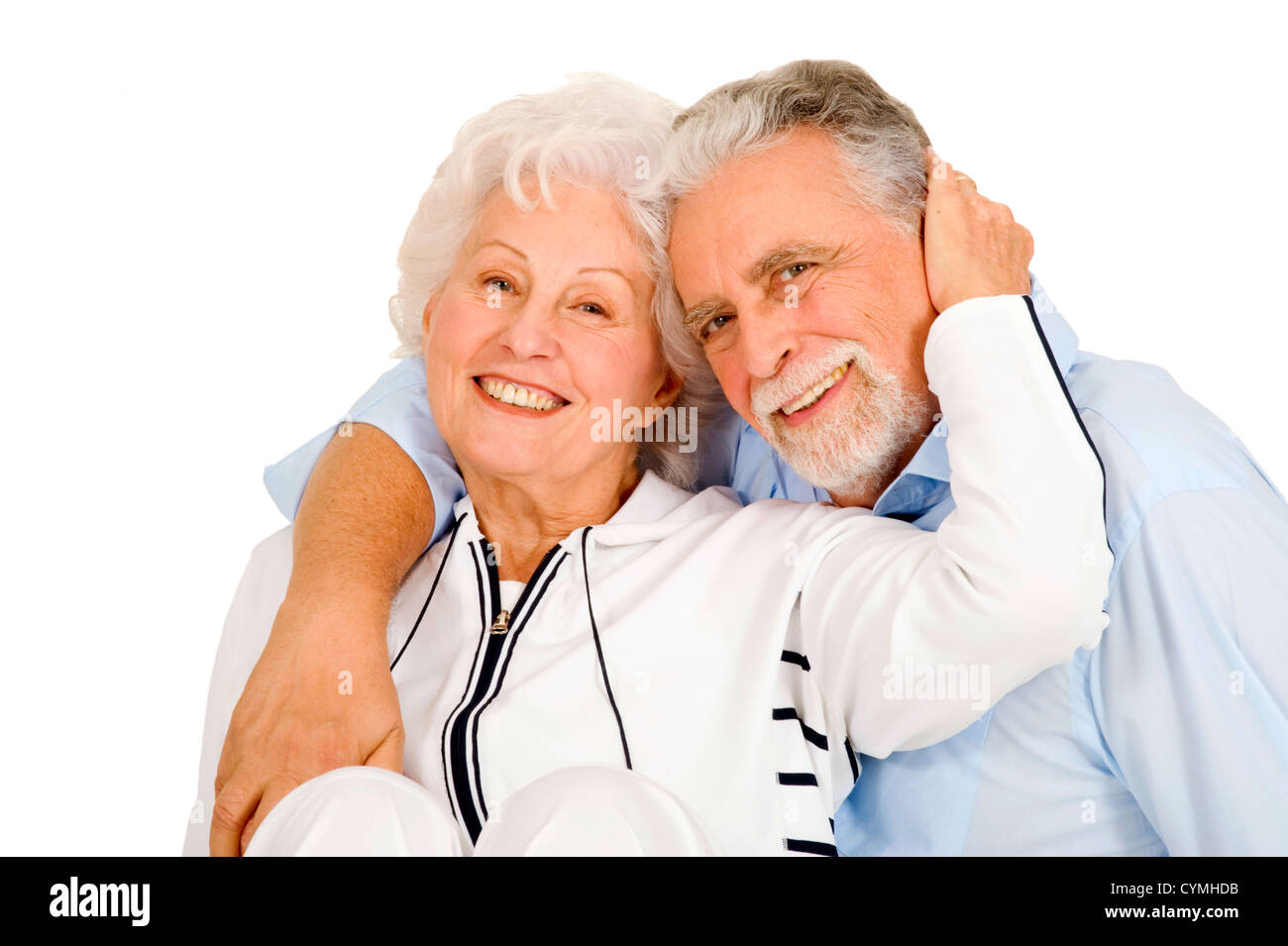 Porträt von älteren Menschen ein glückliches Paar Stockfoto