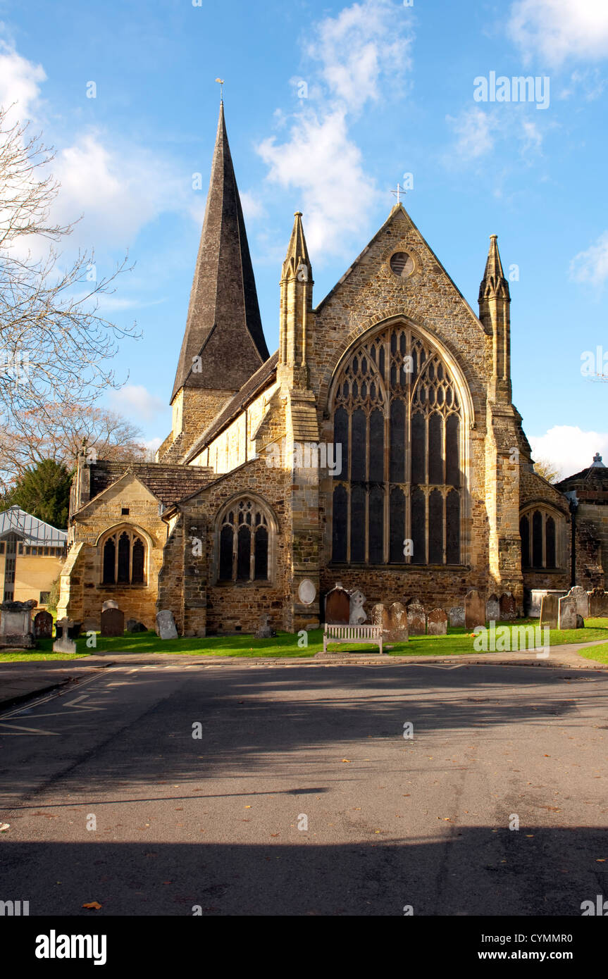 Str. Marys Kirche, Horsham, West Sussex Stockfoto