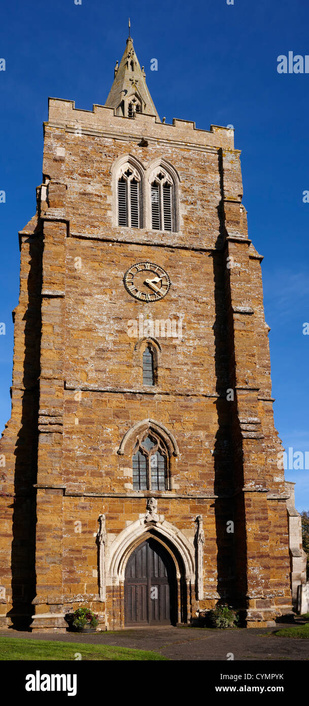 Die Kirche von Str. Andrew, Lyddington, Rutland UK Stockfoto