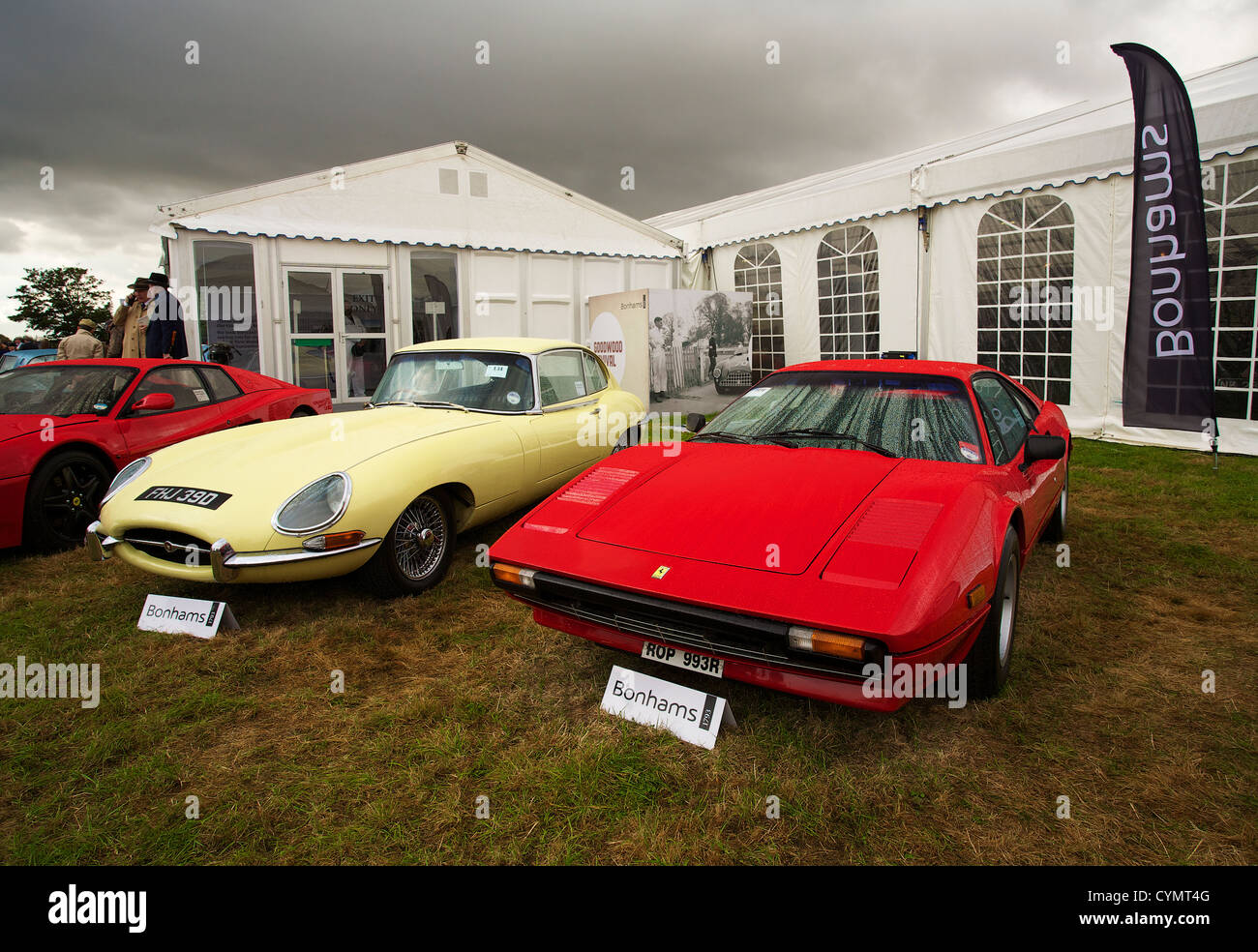 Bonhams beim Goodwood Revival 2012 Stockfoto