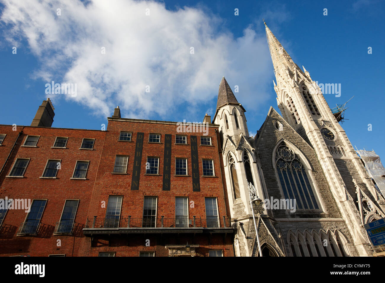 Dublin Writers Museum und Abtei presbyterianischen Findlaters Kirche Republik Irland Stockfoto