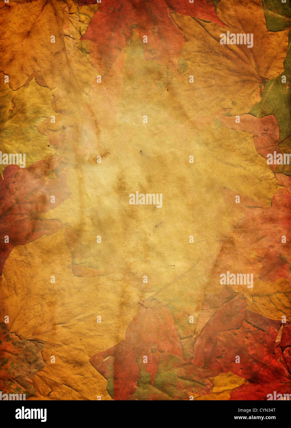 Herbst Grunge Hintergrund Stockfoto