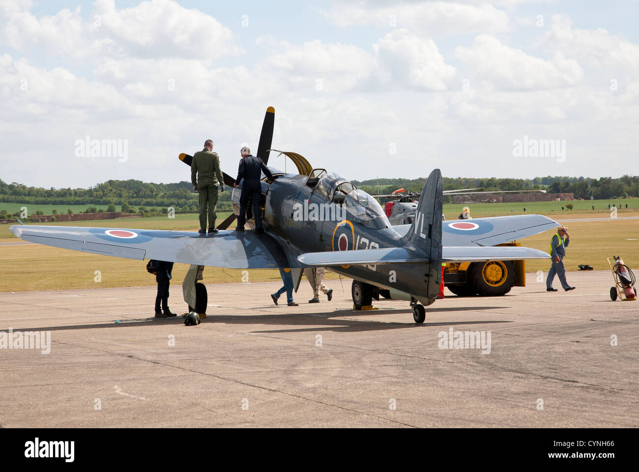 Hawker Sea Fury T20 - VX281 VL120 Stockfoto