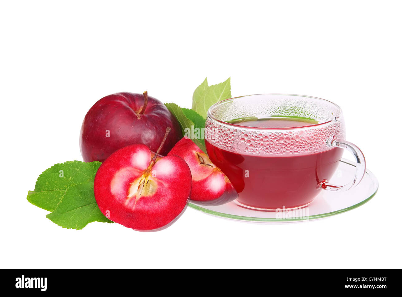T-Stück Apfel - Tee von Apple 01 Stockfoto