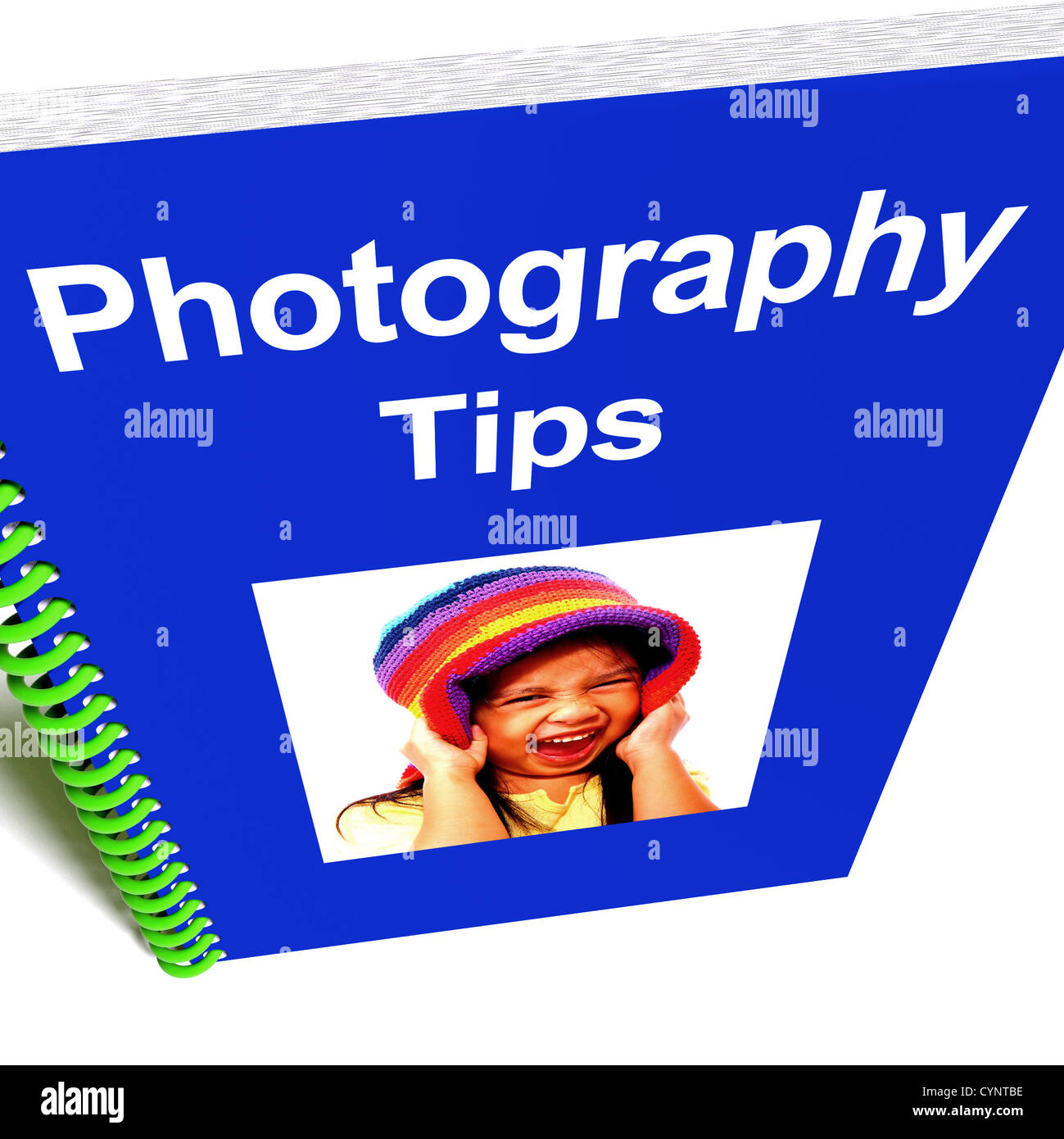 Fotobuch Tipps für fotografische Anleitung Stockfoto