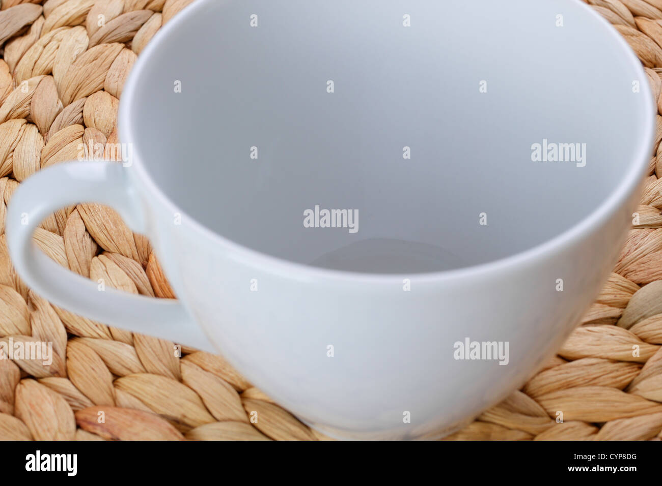 Leere Tasse Kaffee Stockfoto