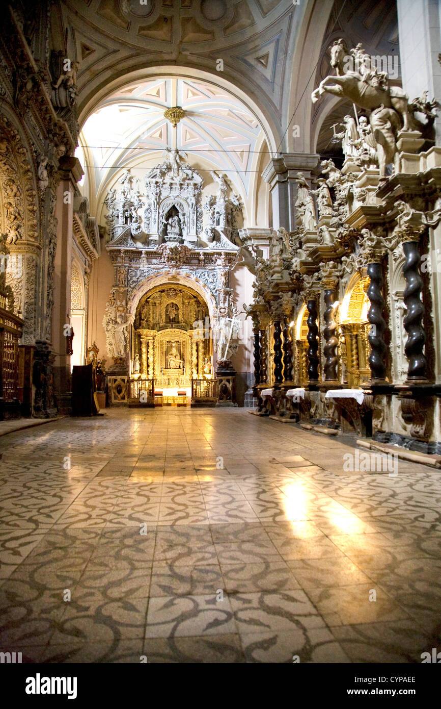innen der St. Maria Kirche in Calatayud Saragossa Aragon Spanien Stockfoto