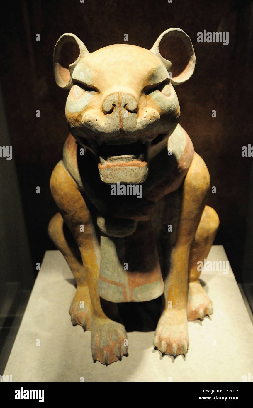 Museo Nacional de Antropologia, Gran Jaguar 200 v. Chr. - 200 n. Chr..  Amerikanischen Spanisch Lateinamerika Latino Stockfoto