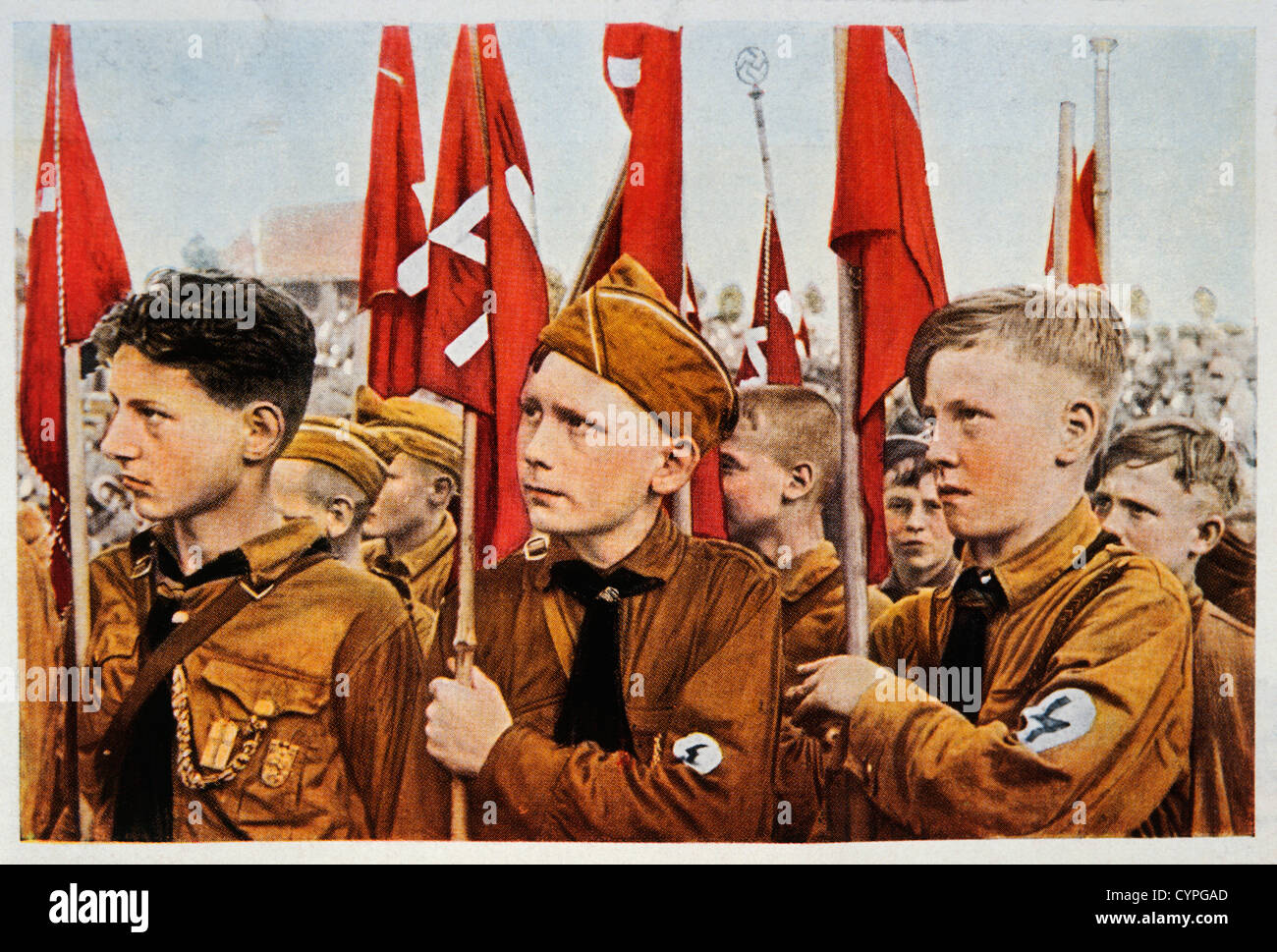 Hitler Jugend, Deutschland, Illustration, ca. 1933 Stockfoto