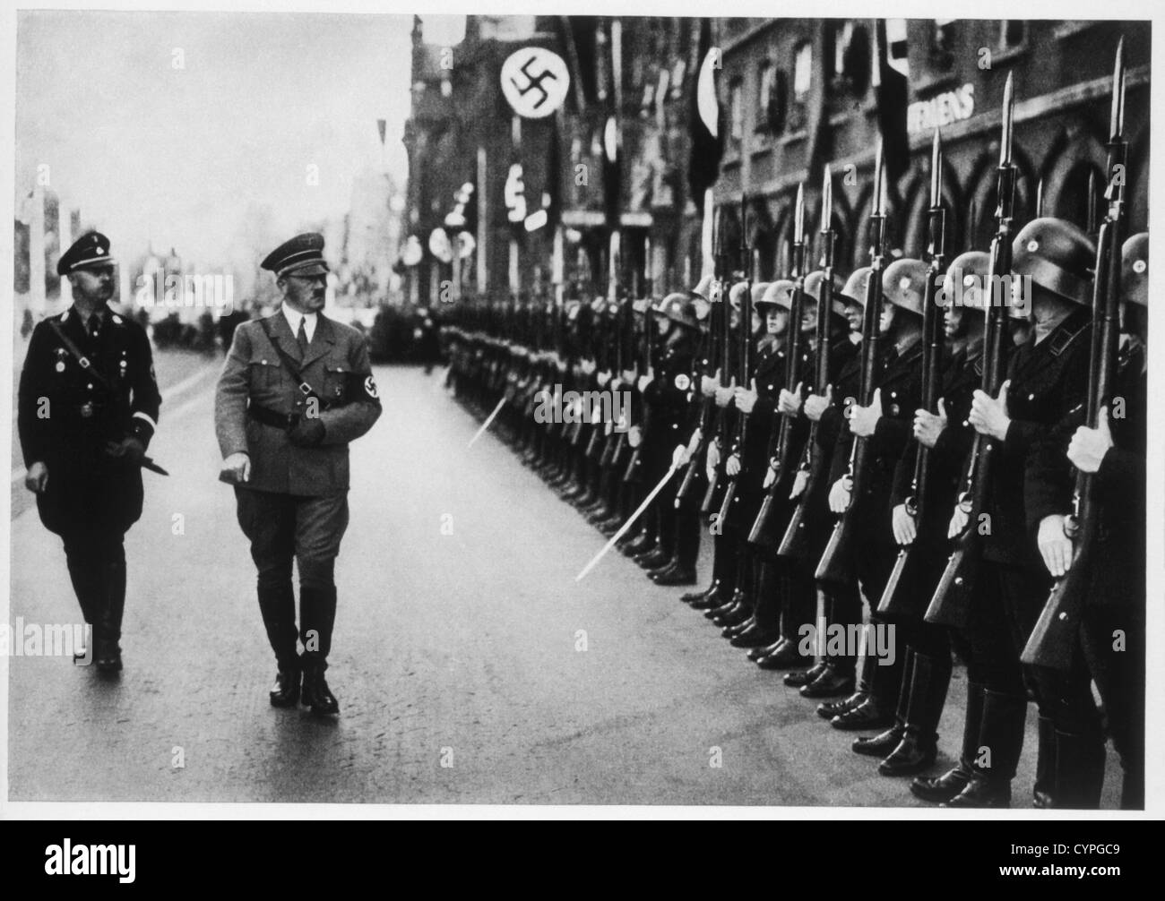 Adolf Hitler auf dem Parteitag der Freiheit, 1935 Stockfoto