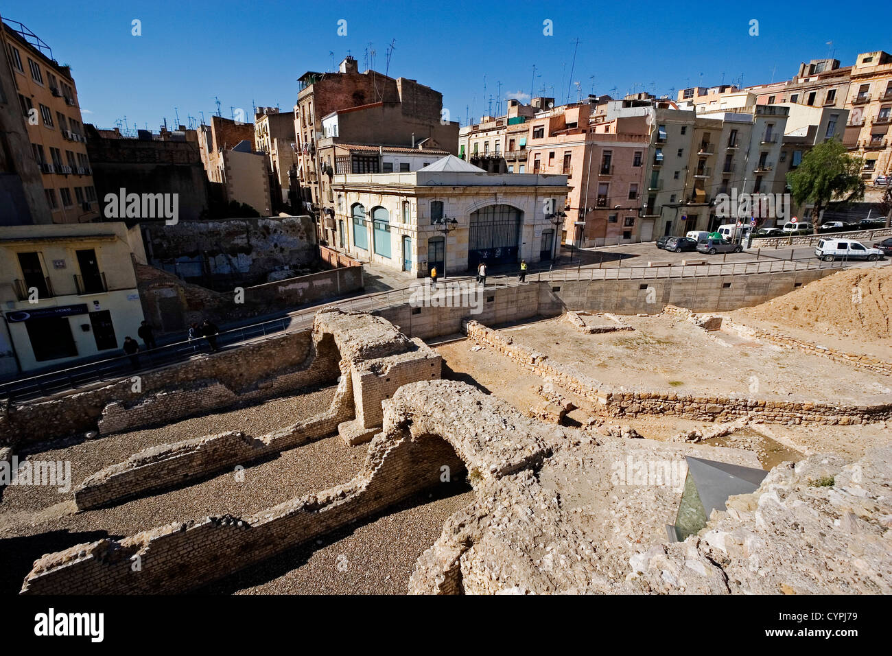 Römischen Zirkus-Tarragona-Katalonien-Spanien Circo Romano Tarragona Katalonien España Stockfoto
