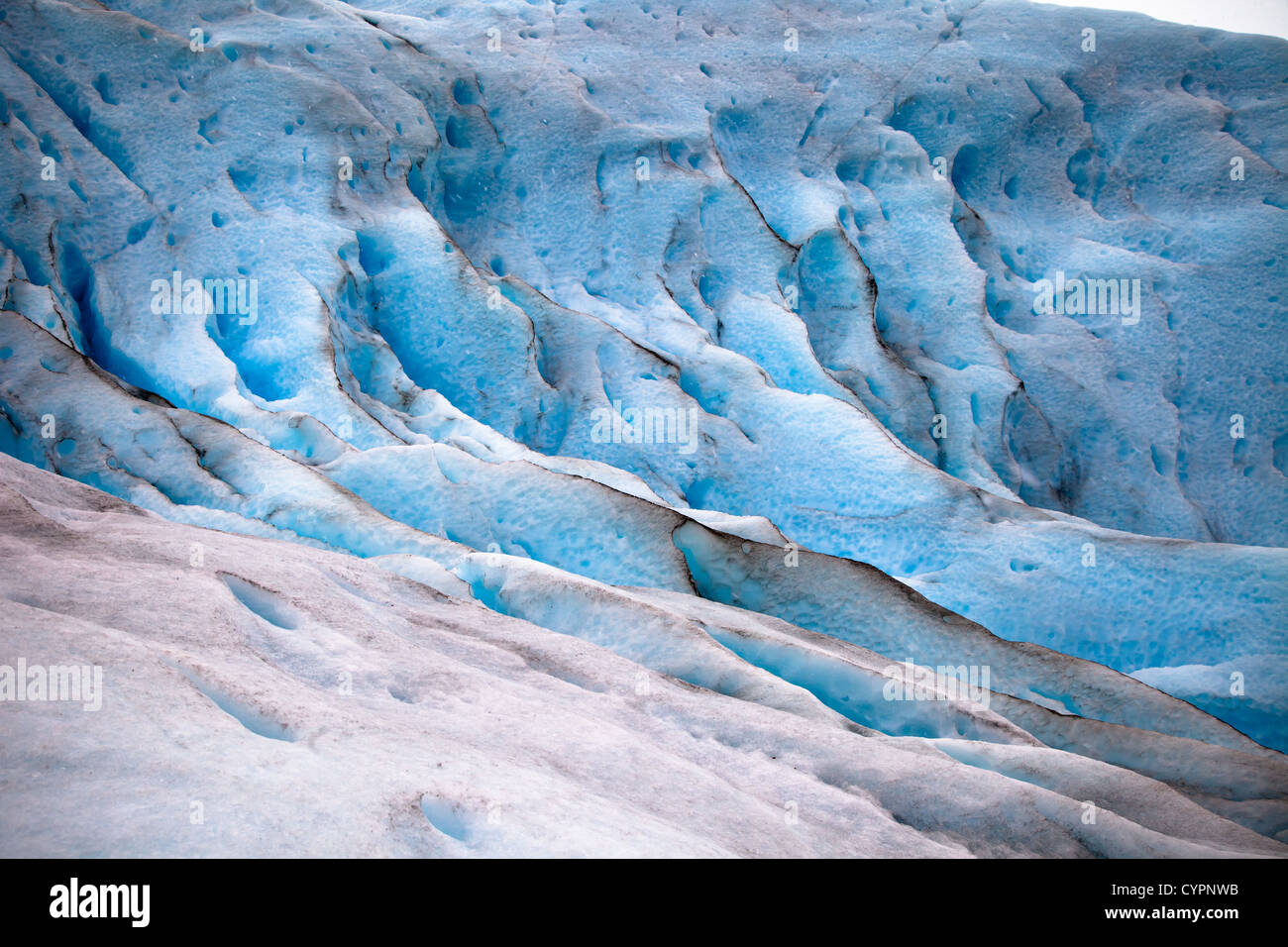 Hügel des Eises am Perito Moreno Gletscher, Patagonien Stockfoto