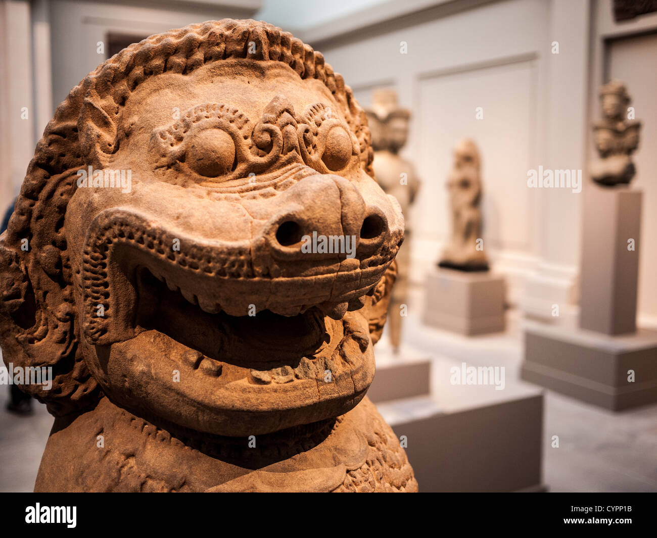 Metropolitan Museum of Art Pottery Antiquities New York City // NEW YORK, Vereinigte Staaten — Pottery Antiquities im Metropolitan Museum of Art in New York, New York. Stockfoto