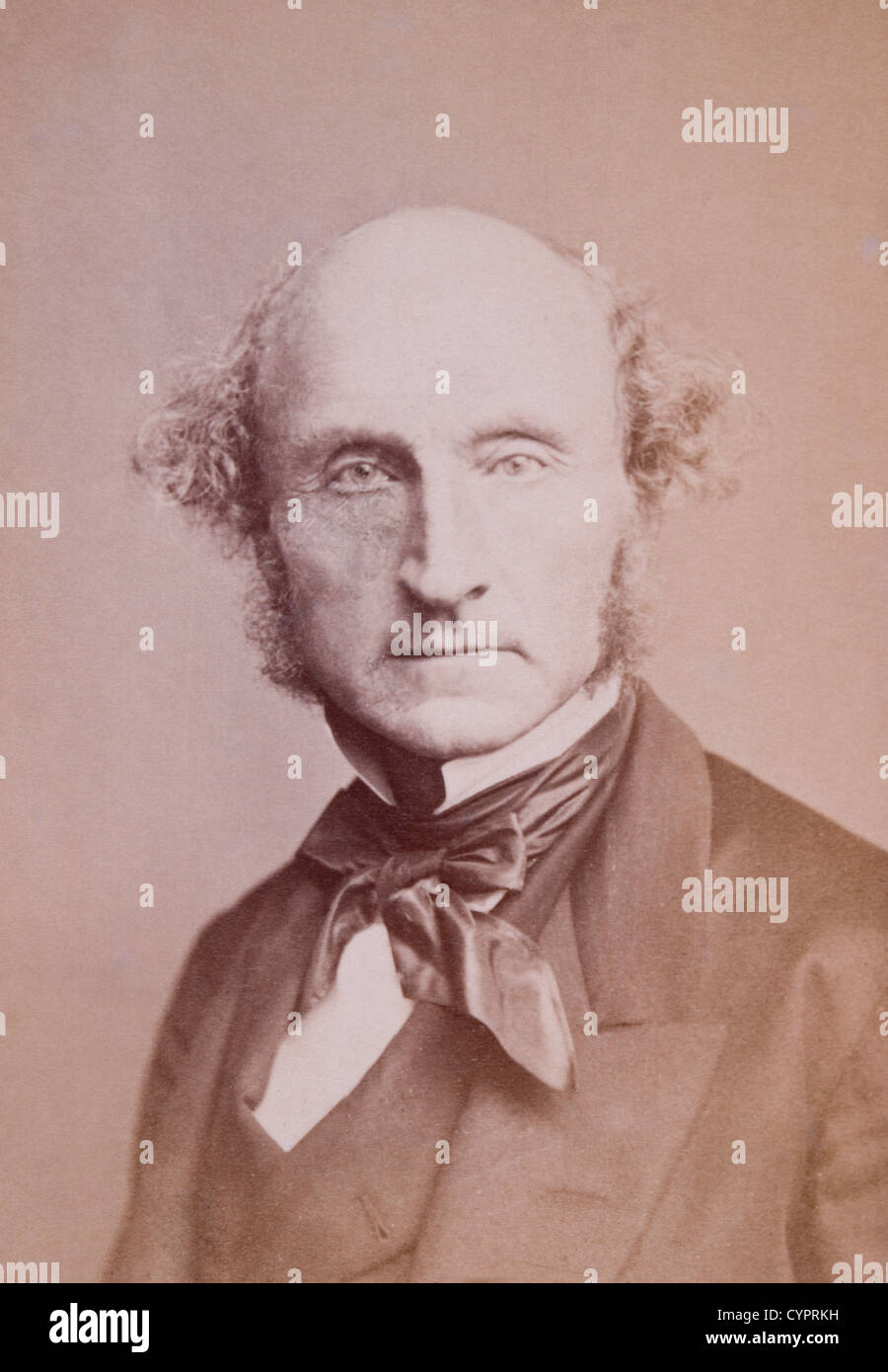 John Stuart Mill (1806-1873), englischer Philosoph und Ökonom, Portrait, 1865 Stockfoto