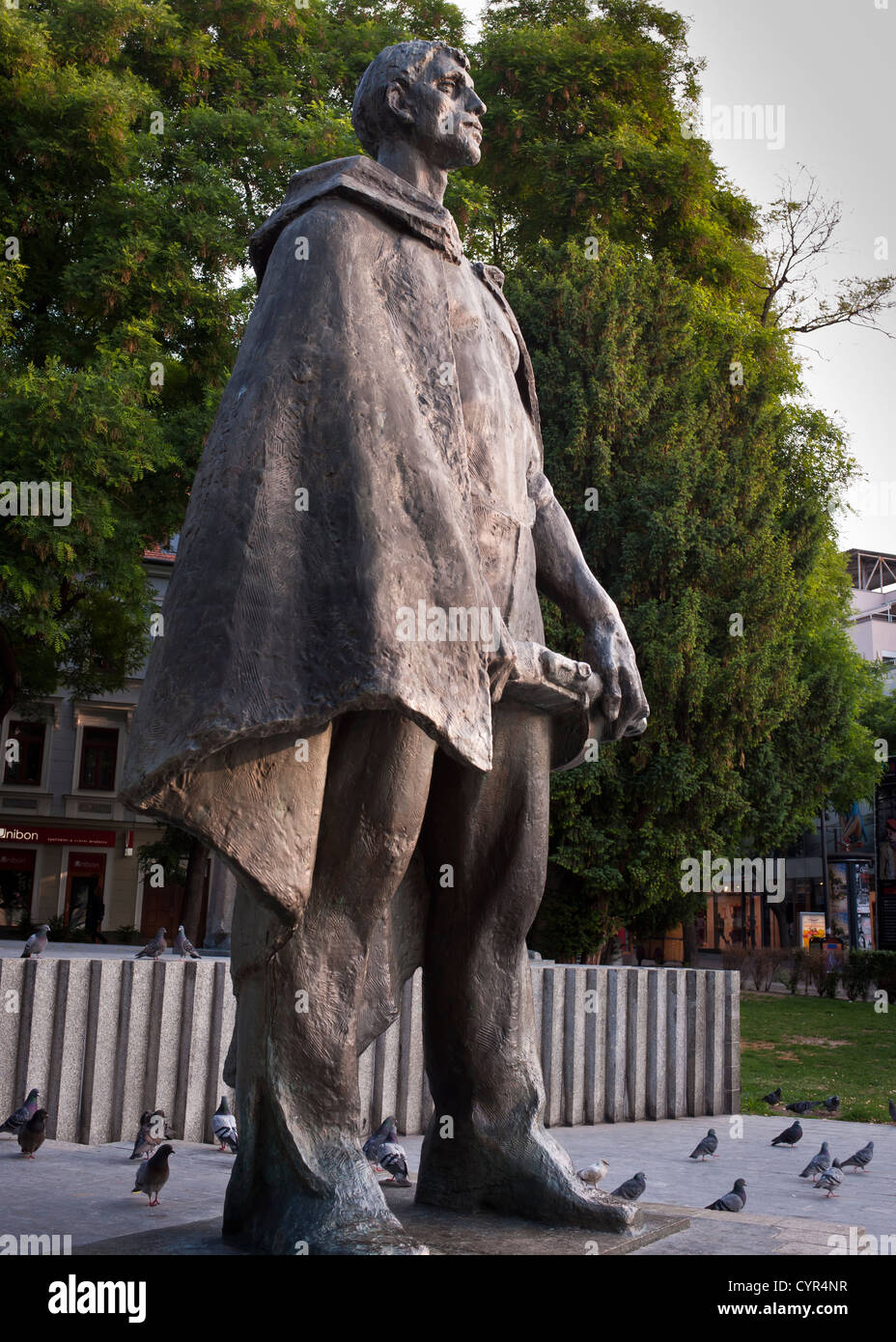 Statue von einem Widerstandskämpfer, Bratislava Stockfoto