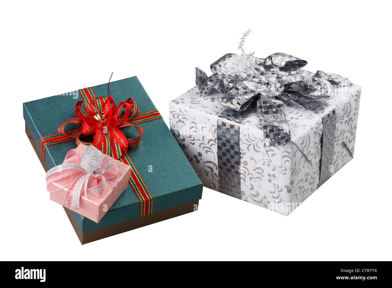 Schöne Geschenk-Boxen für jede besondere Besetzung Stockfoto