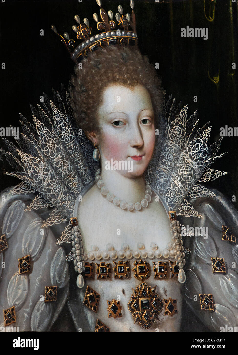 LOUISE MARGUERITE DE LORRAINE, Prinzessin von CONTI 1600-1610 französische Schule Frankreich Stockfoto