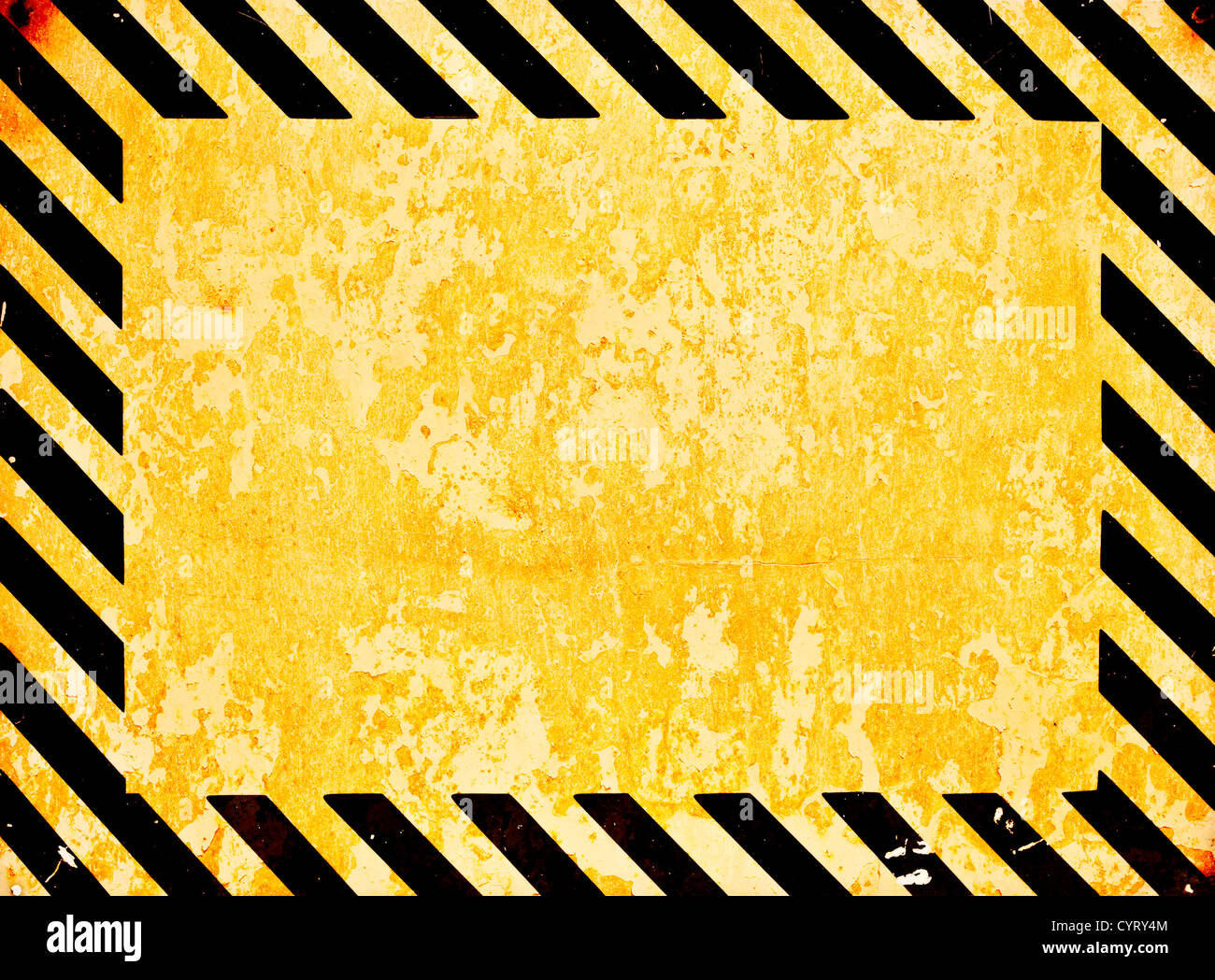 Grunge-Warnung-Hintergrund Stockfoto