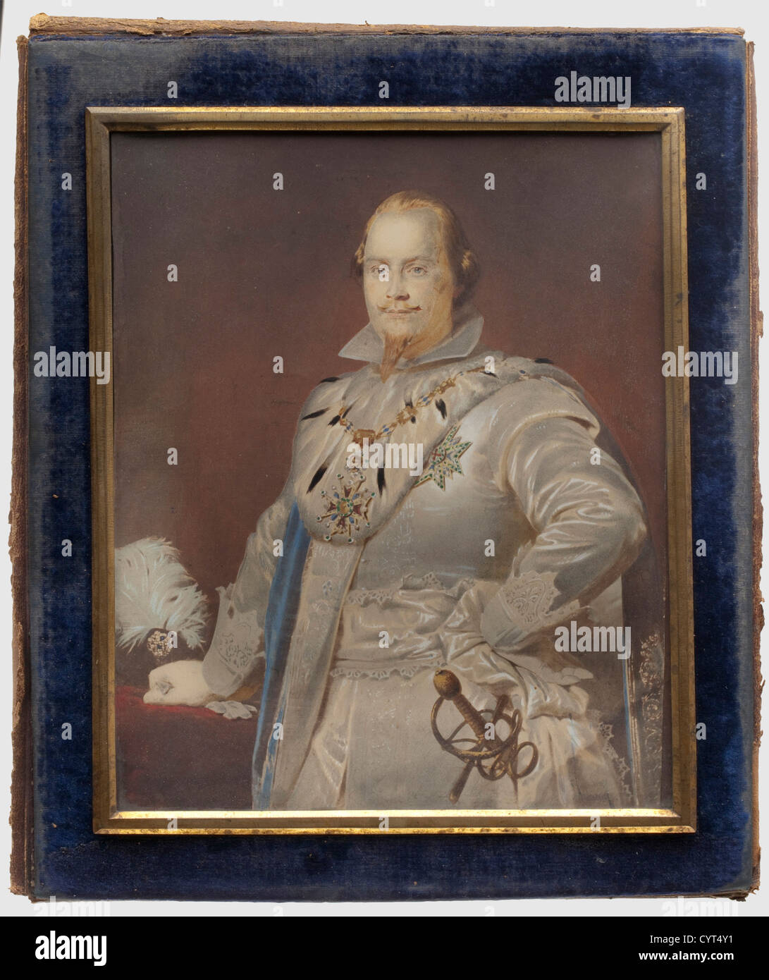 Prinz Adalbert von Bayern (15801875), ein Porträt in der Uniform eines