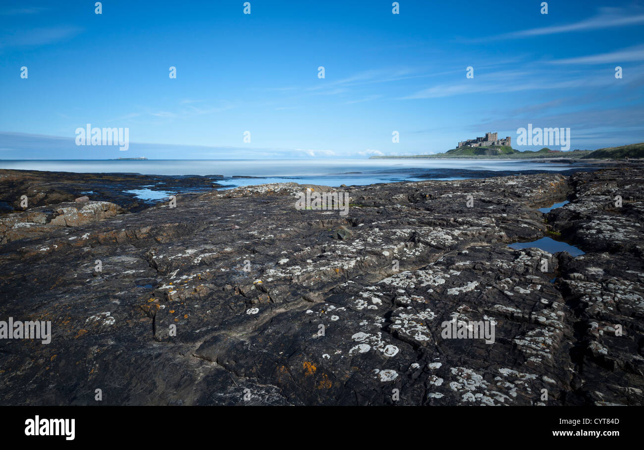 Bamburgh Castle in Northumberland, England, UK Stockfoto
